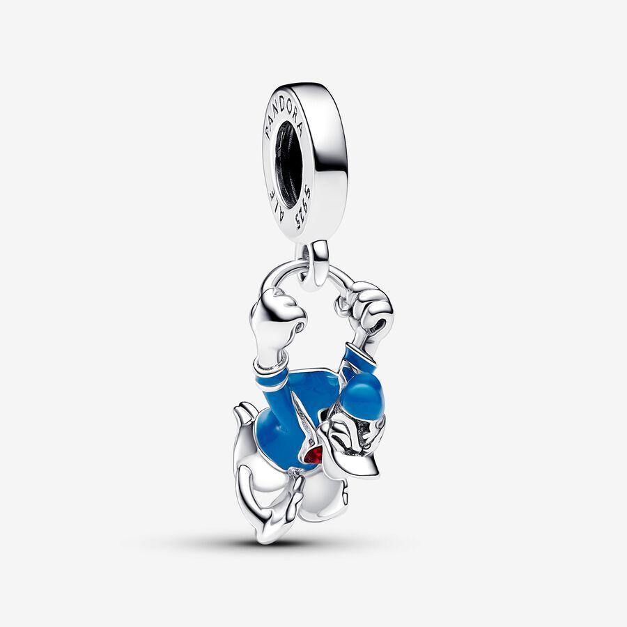 Pandora Charm, Disney Donald Duck Dangle Material: Sølv