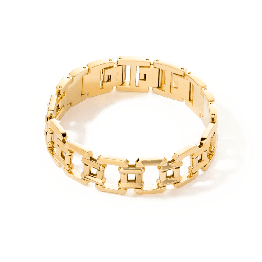 Coeur De Lion Armbånd, Jewellery Bracelet Stainless Steel Gold (442030-1600) Material: Stål