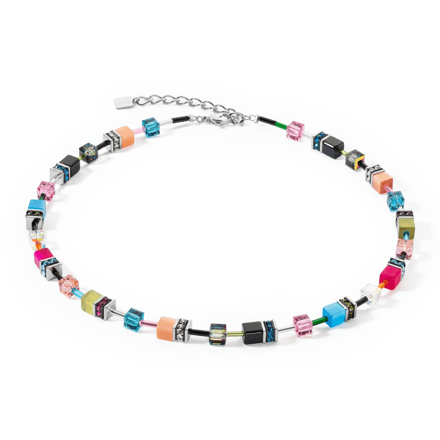 Coeur De Lion Halskjede, GeoCUBE® Iconic Necklace Multicolour Fancy (283810-1568) Material: Stål