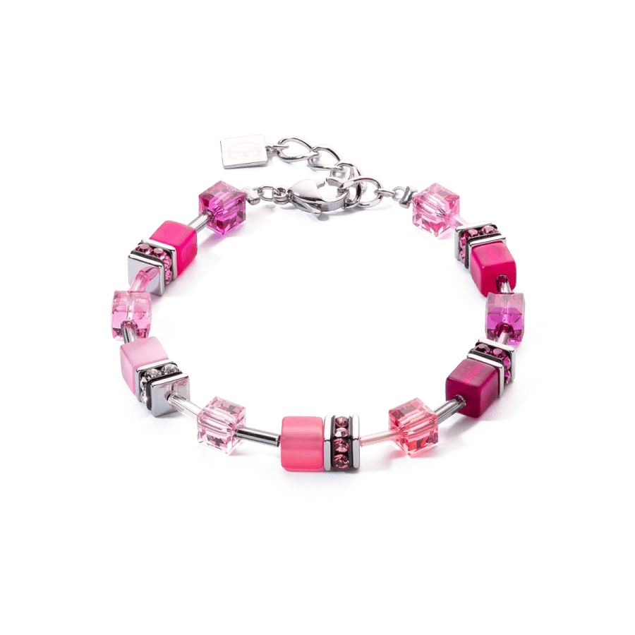 Coeur De Lion Armbånd, GeoCUBE® Iconic Bracelet Viva Magenta (283830-0422) Material: Stål