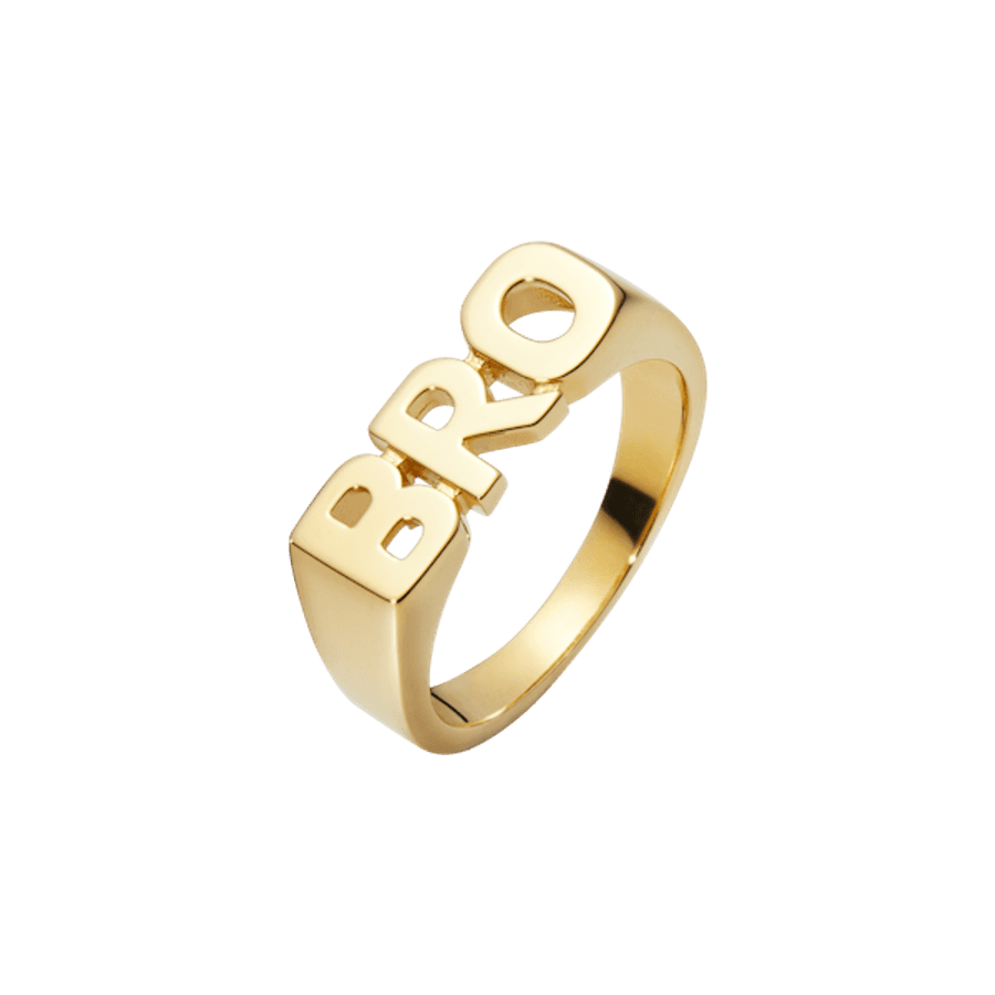 Maria Black Ring, BRO i Forgylt Sølv Material: Forgylt Sølv