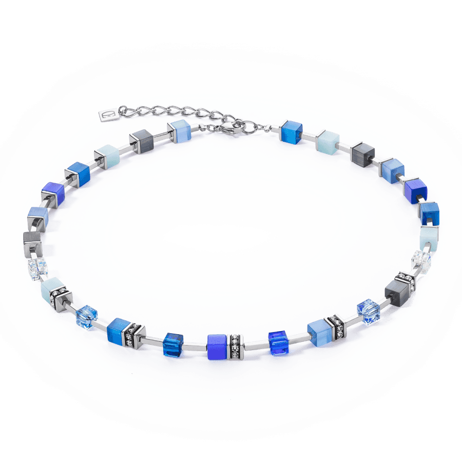 Coeur De Lion Halskjede, GeoCUBE® Iconic Pure Necklace Blue (270010-0700) Material: Stål