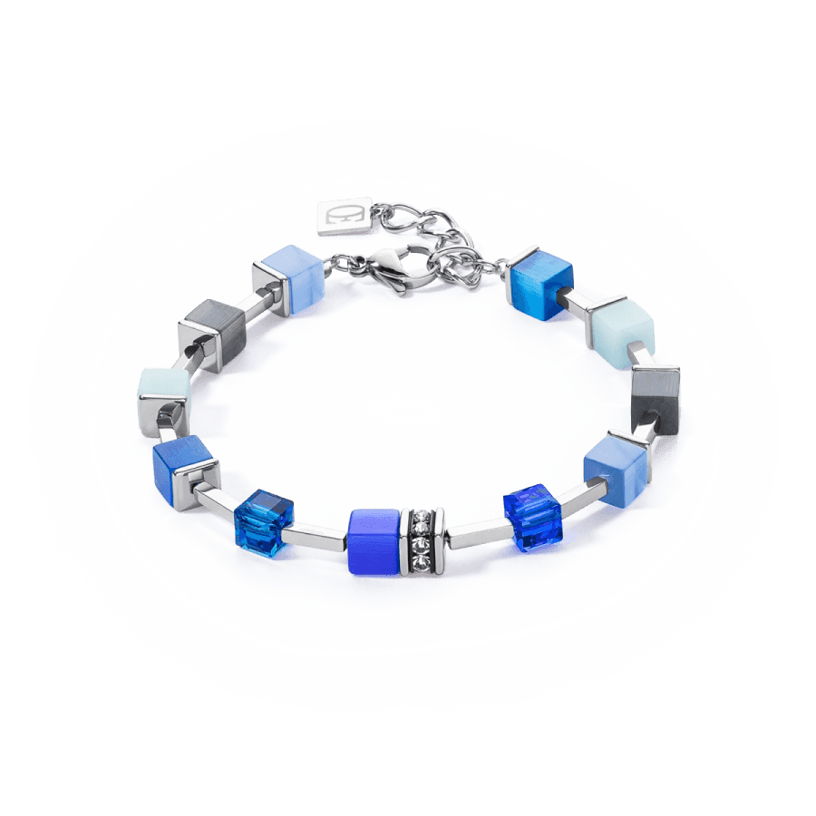 Coeur De Lion Armbånd, GeoCUBE® Iconic Pure Bracelet Blue (270030-0700) Material: Stål