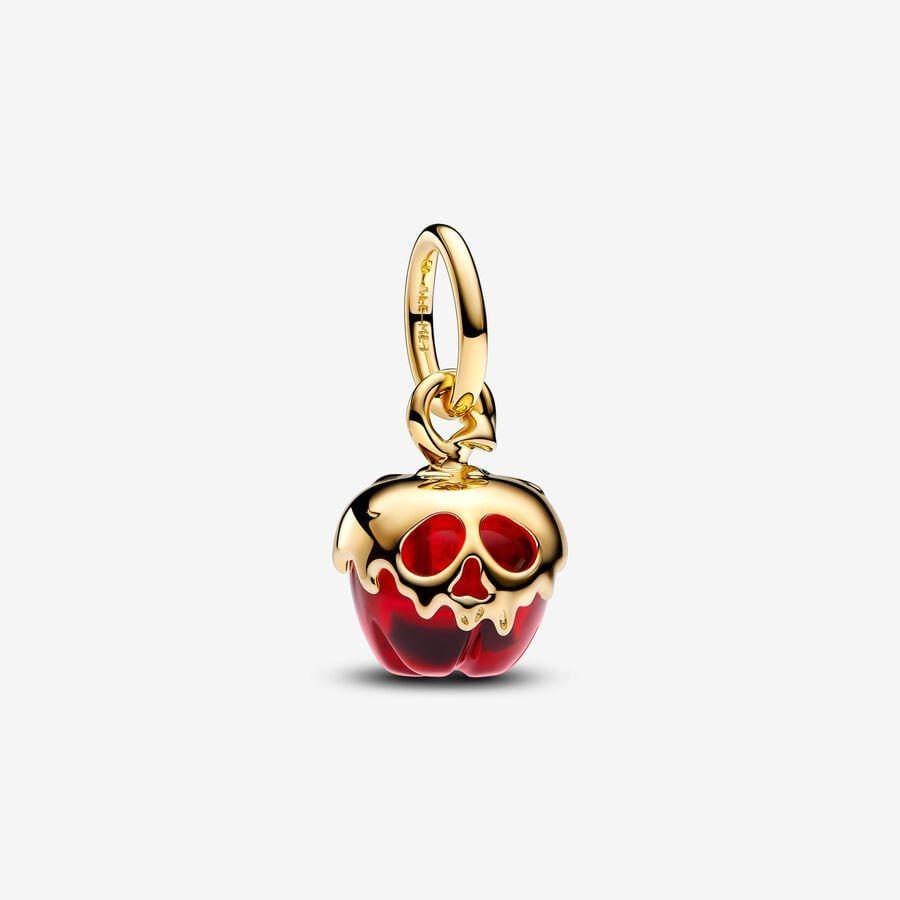 Pandora Charm, Disney Villains Evil Queen Apple Dangle Material: Forgylt Sølv