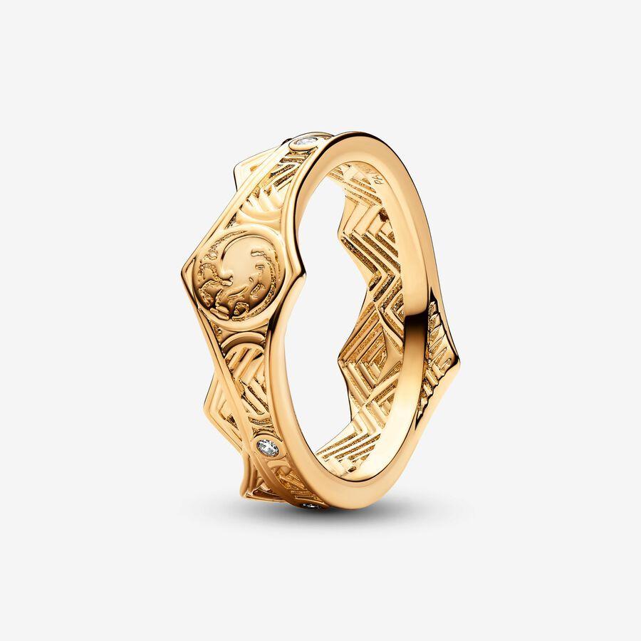 Pandora Ring, Game of Thrones House of the Dragon Crown Material: Forgylt Sølv