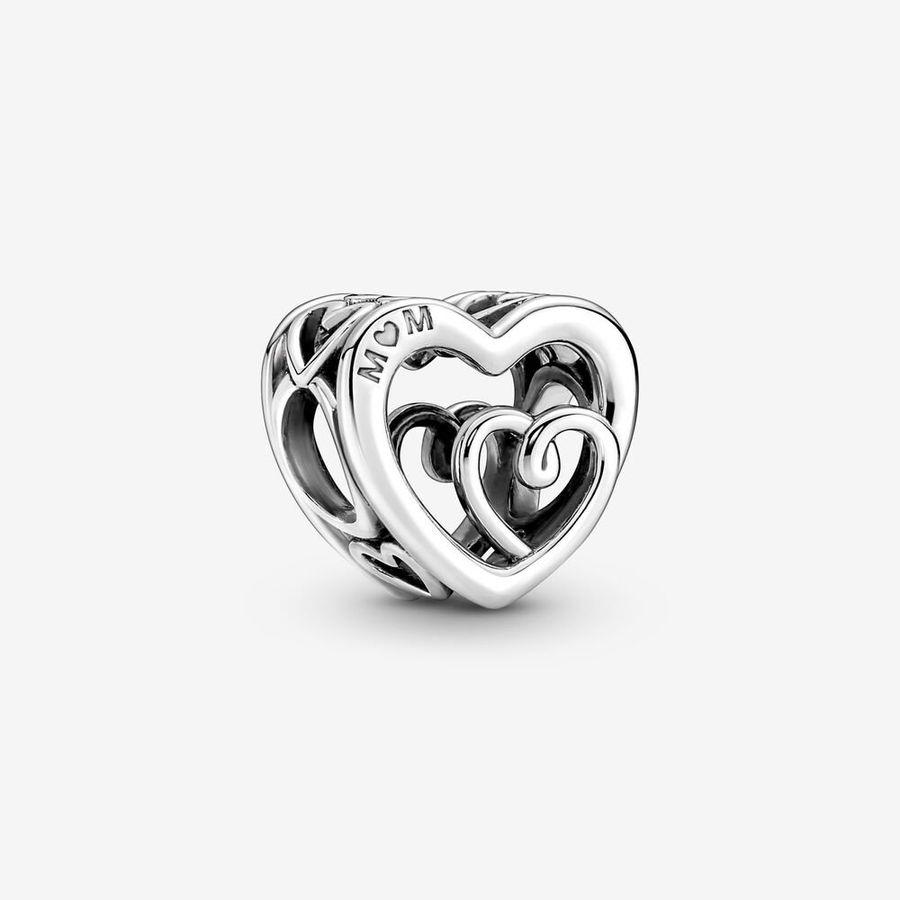 Pandora Charm, Entwined Infinite Hearts Material: Sølv