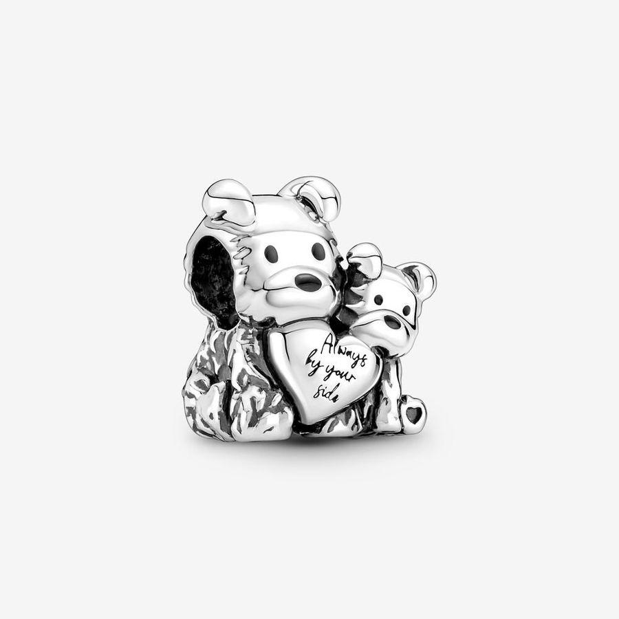 Pandora Charm, Mother & Puppy Love Material: Sølv