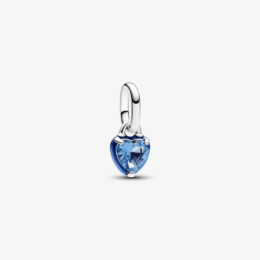 Pandora Charm, Pandora ME Blue Chakra Heart Mini Dangle Material: Sølv