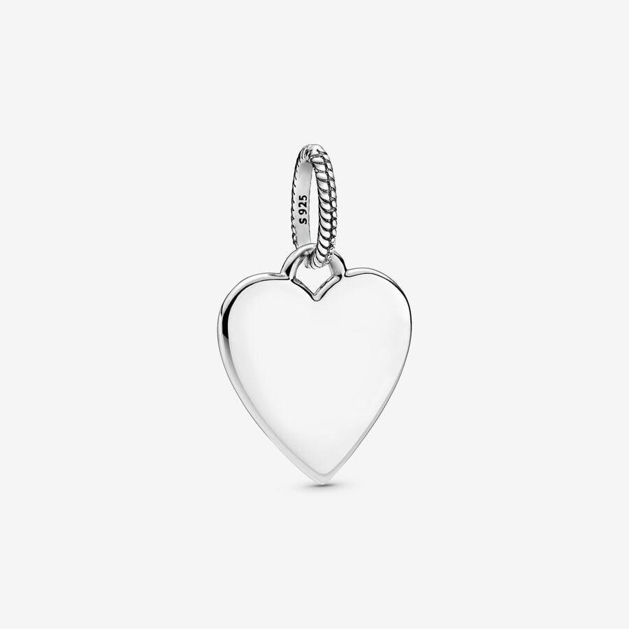 Pandora Anheng,  Engravable Heart Tag Material: Sølv