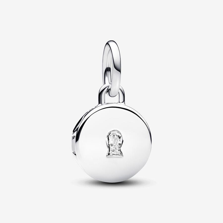 Pandora Charm, Openable & Engravable Love Locket Dangle Material: Sølv