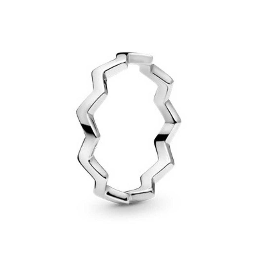 Pandora Ring, Polished Zigzag Material: Sølv