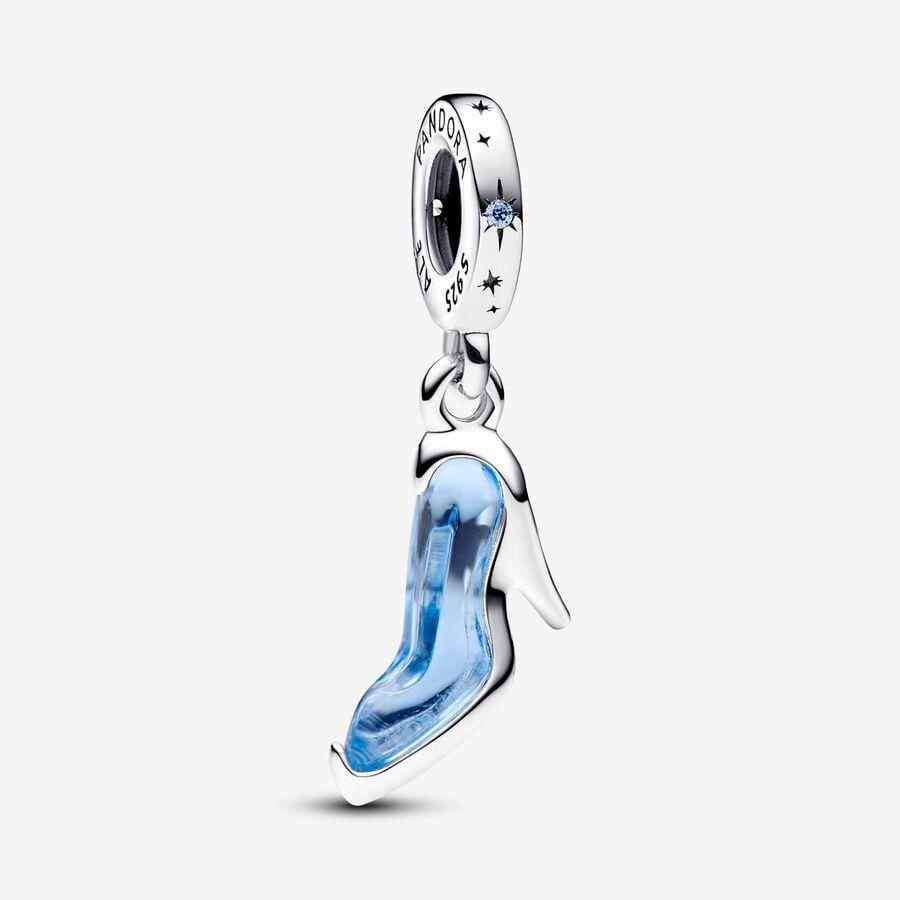 Pandora Charm, Disney Cinderella's Glass Slipper Dangle Material: Sølv