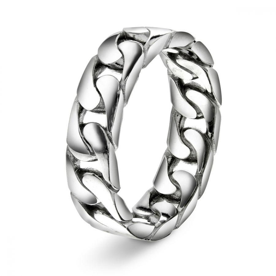 Ring, Panser i Sølv (64527) Material: Sølv