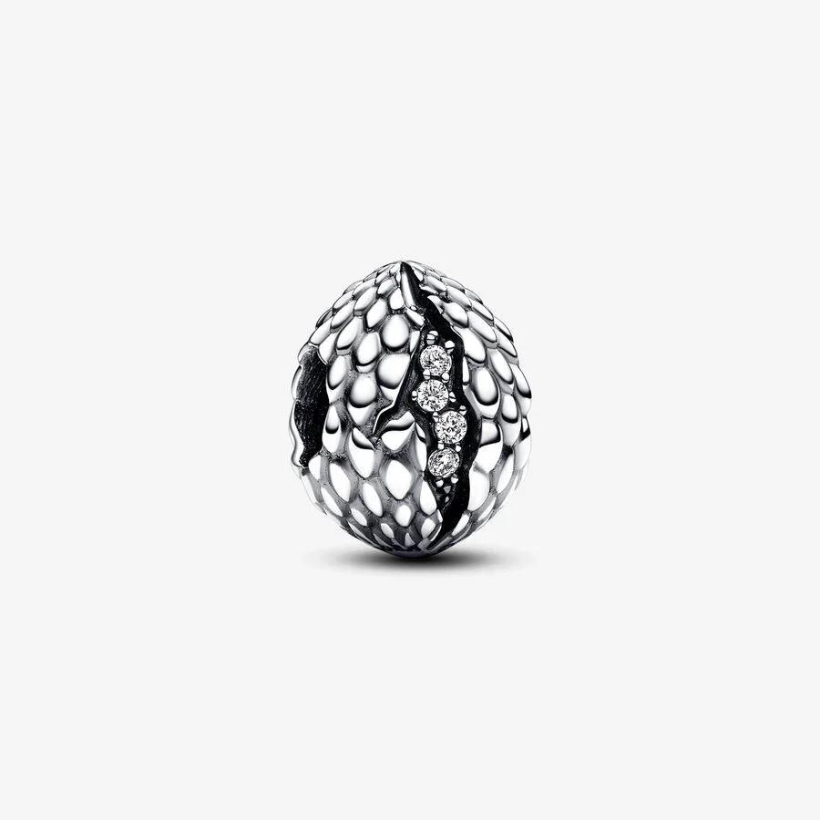 Pandora Charm, Game of Thrones Sparkling Dragon Egg Material: Sølv