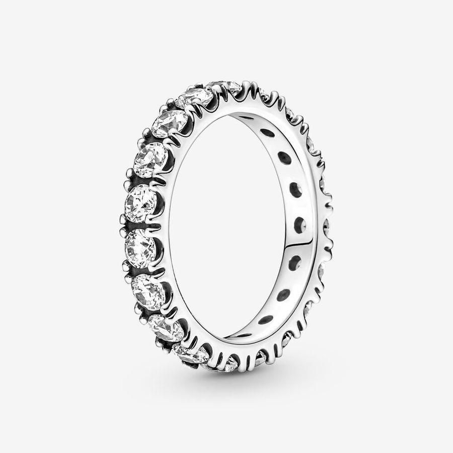 Pandora Ring, Sparkling Row Eternity Material: Sølv