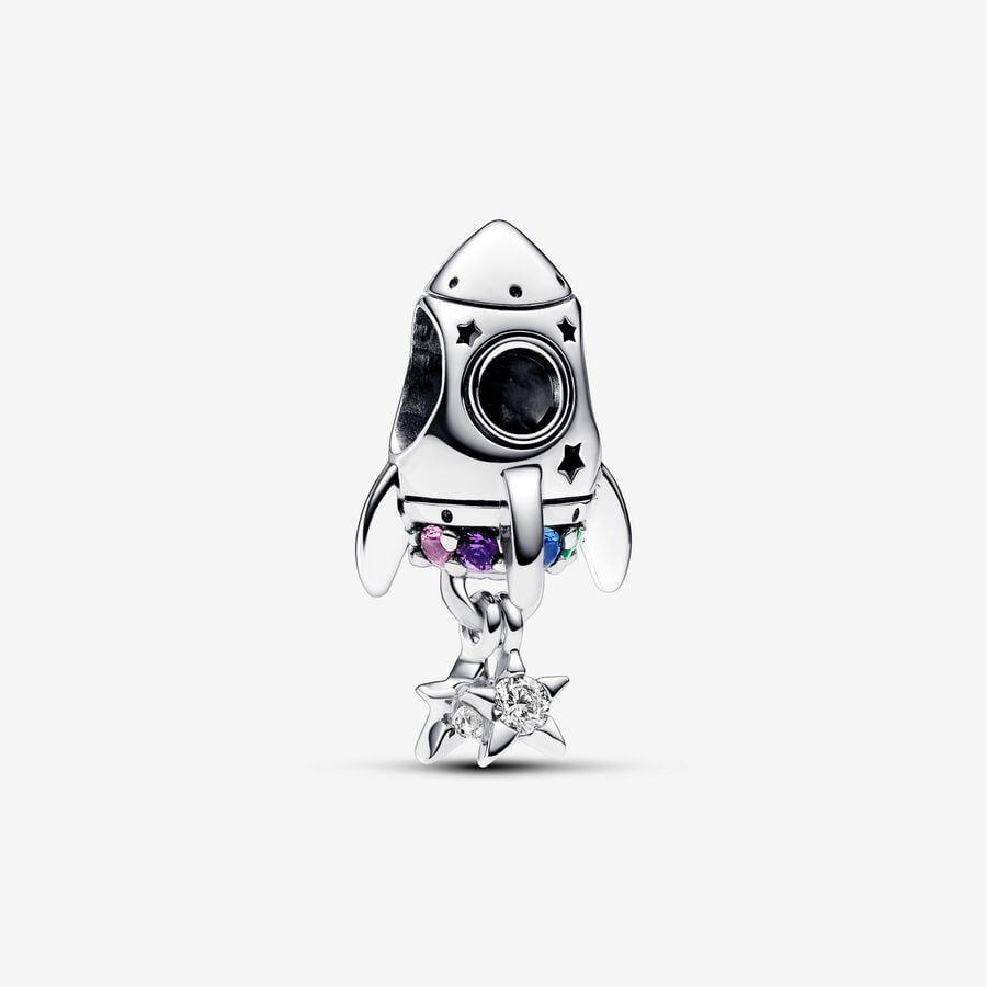 Pandora Charm, Space Love Rocket Material: Sølv