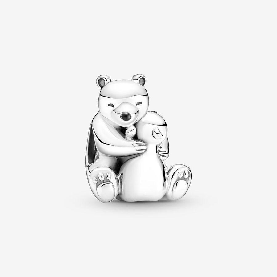 Pandora Charm, Hugging Polar Bears Material: Sølv