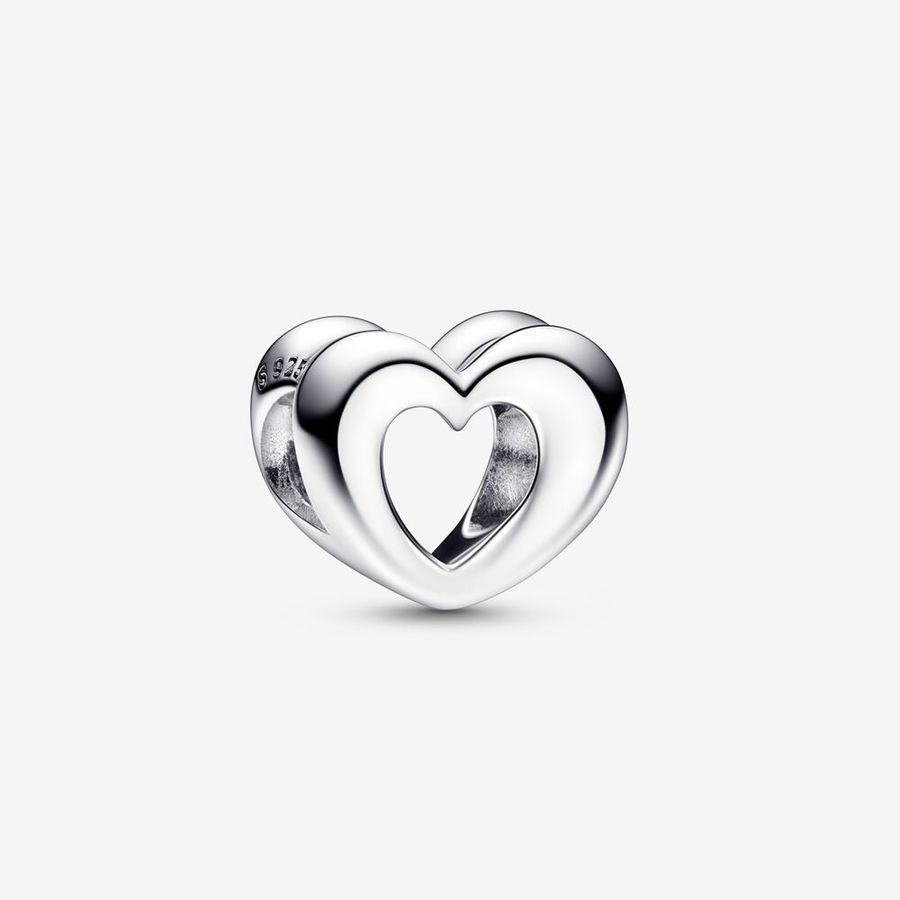 Pandora Charm, Radiant Open Heart Material: Sølv