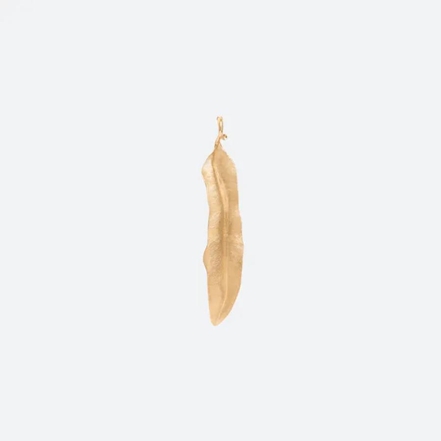 Ole Lynggaard Anheng, Leaves Gult Gull (4,5 cm) Material: Gult Gull