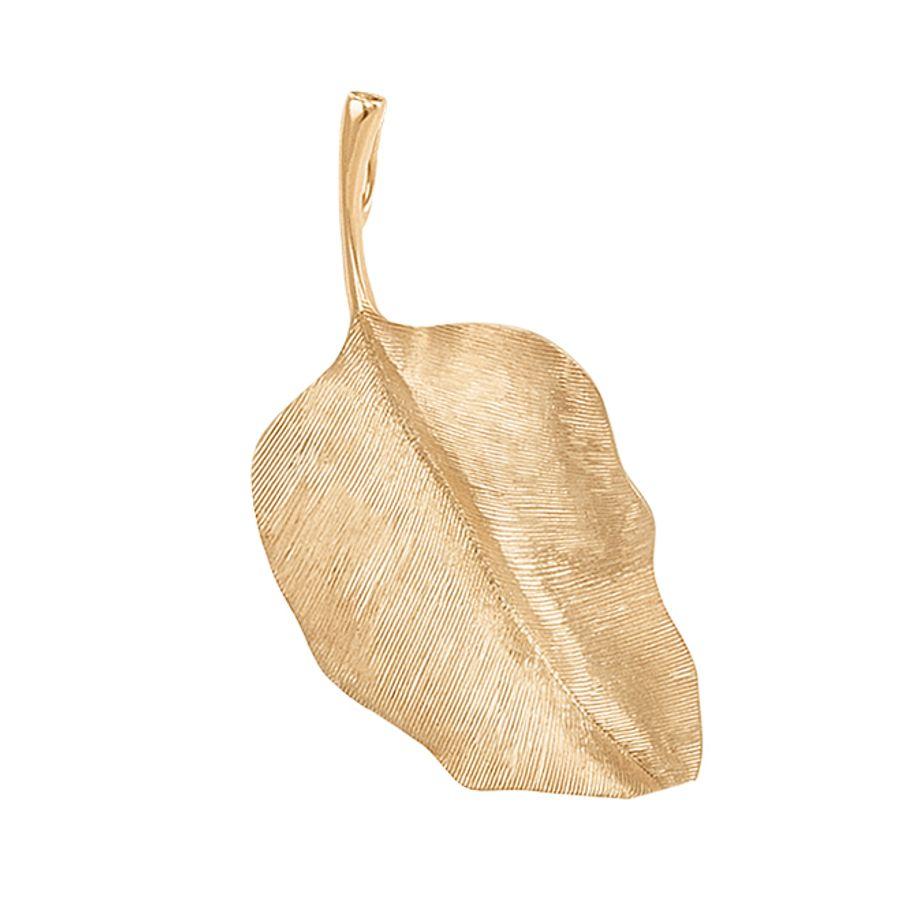Ole Lynggaard Anheng, Leaves i Gult Gull (4 cm) Material: Gult Gull