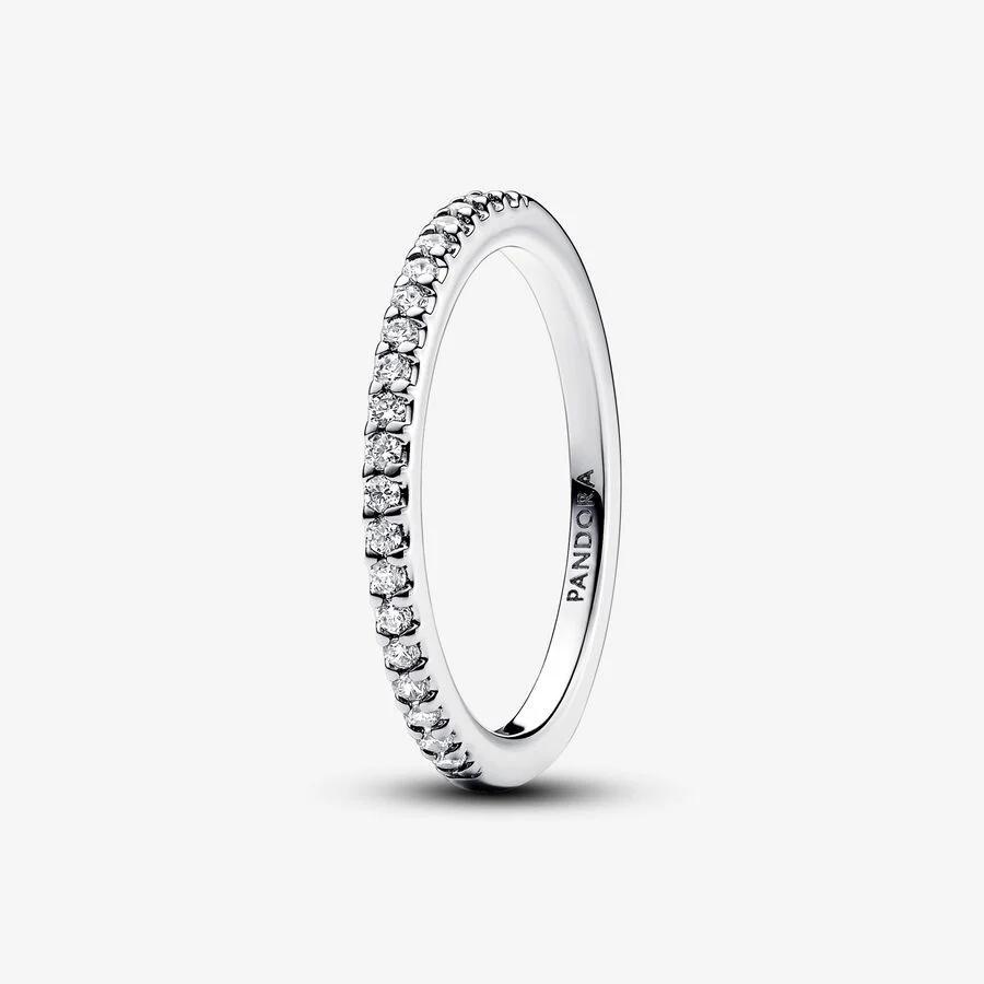 Pandora Ring, Sparkling Band Material: Sølv