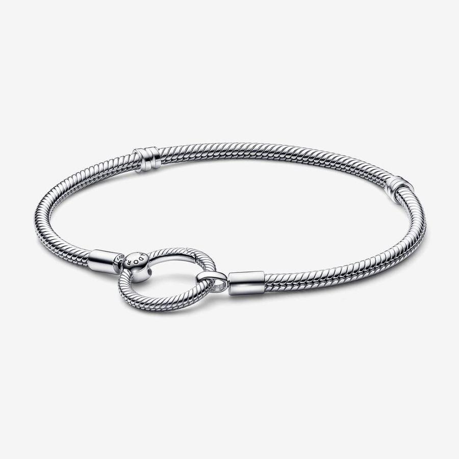 Pandora Armbånd, Moments O Closure Snake Chain Material: Sølv