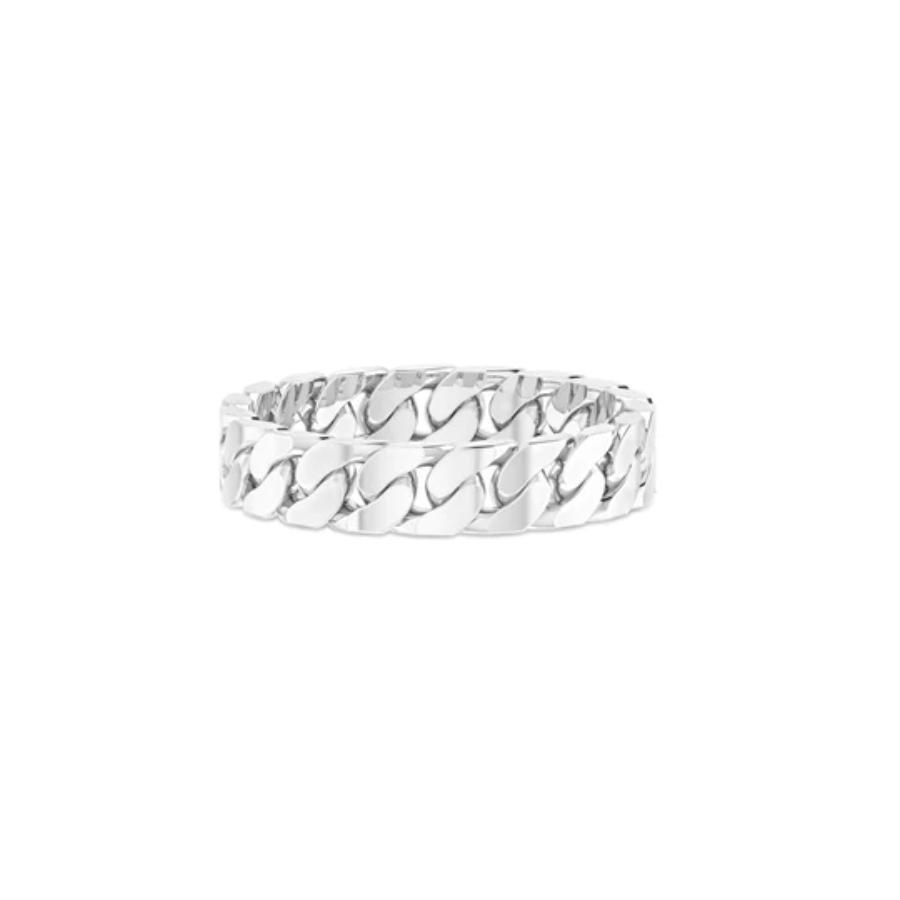 ID Fine Jewelry Ring, Curb Chain Small i Sølv (IDR040SL) Material: Sølv
