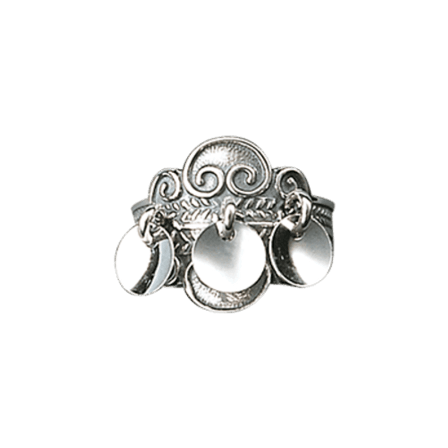 Sylvsmidja Ring, oksidert m/flere løv Varetype: Ring, Material: Oksidert Sølv