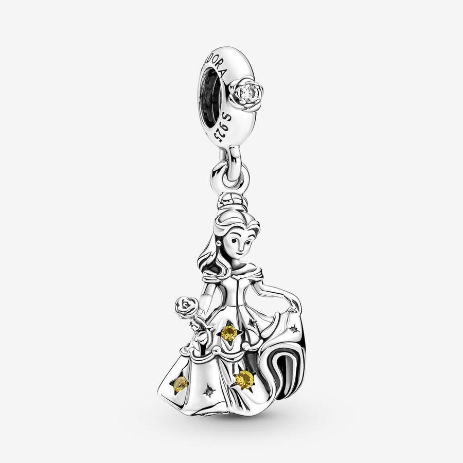 Pandora Charm, Disney Beauty and the Beast Dancing Belle Material: Sølv