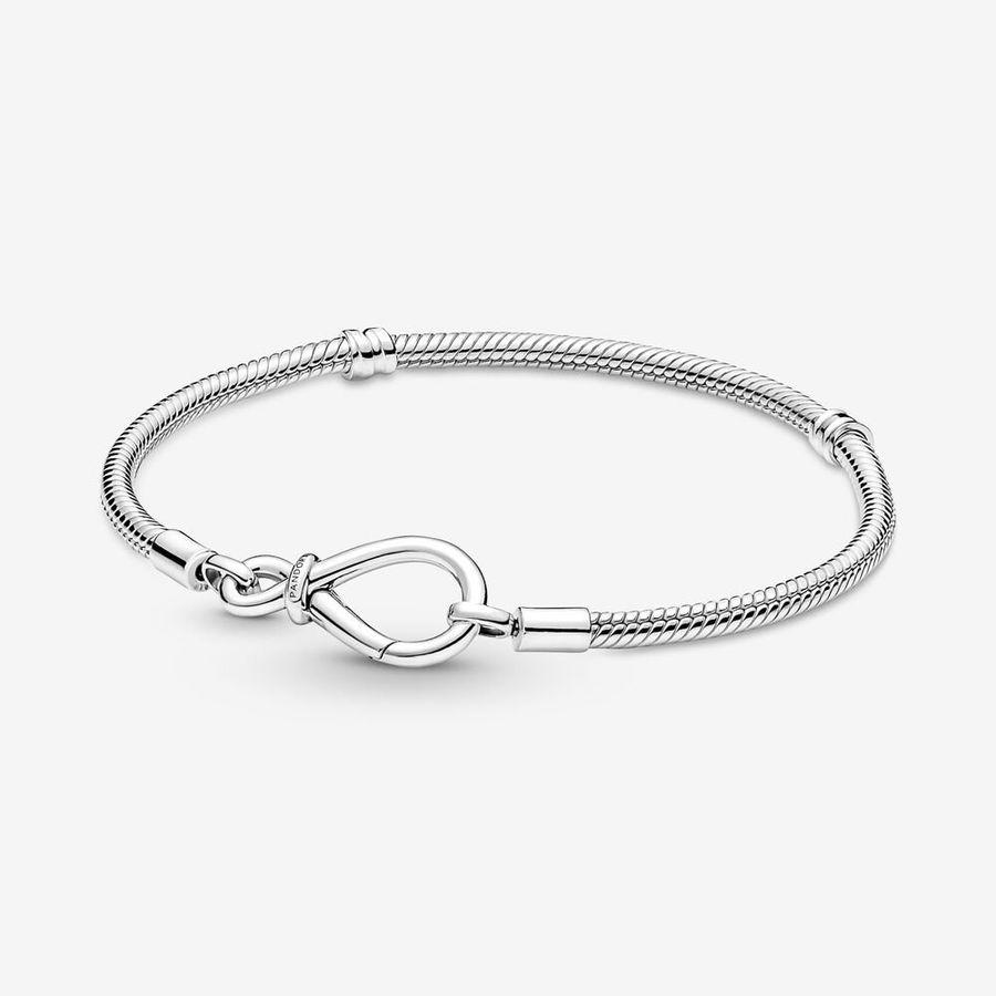 Pandora Armbånd, Moments Infinity Knot Clasp Material: Sølv