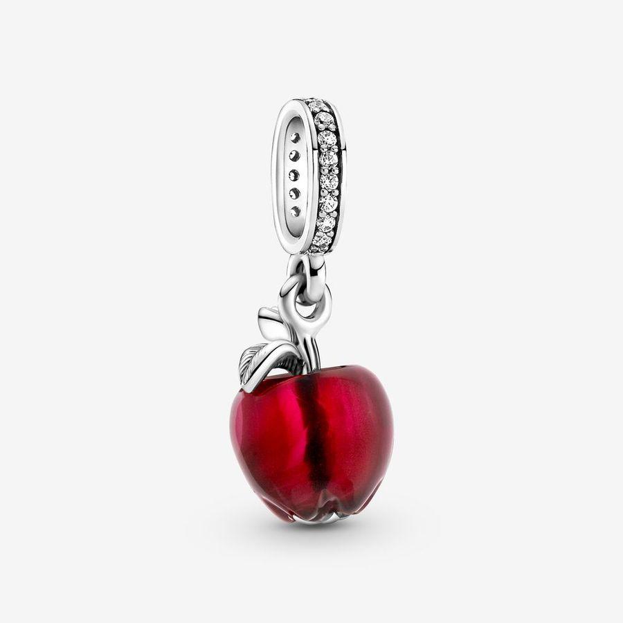 Pandora Charm, Red Apple Murano Glass Material: Sølv