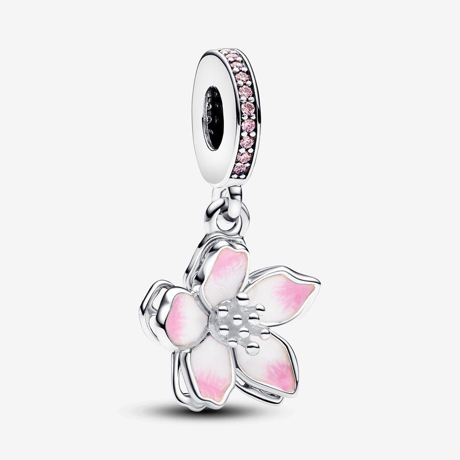 Pandora Charm, Cherry Blossom Dangle Material: Sølv