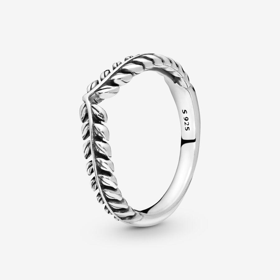 Pandora Ring, Wheat Grains Wishbone Material: Sølv