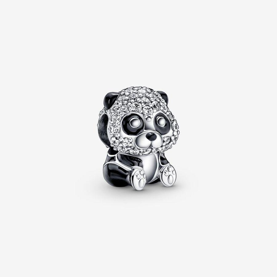 Pandora Charm, Sparkling Cute Panda Material: Sølv