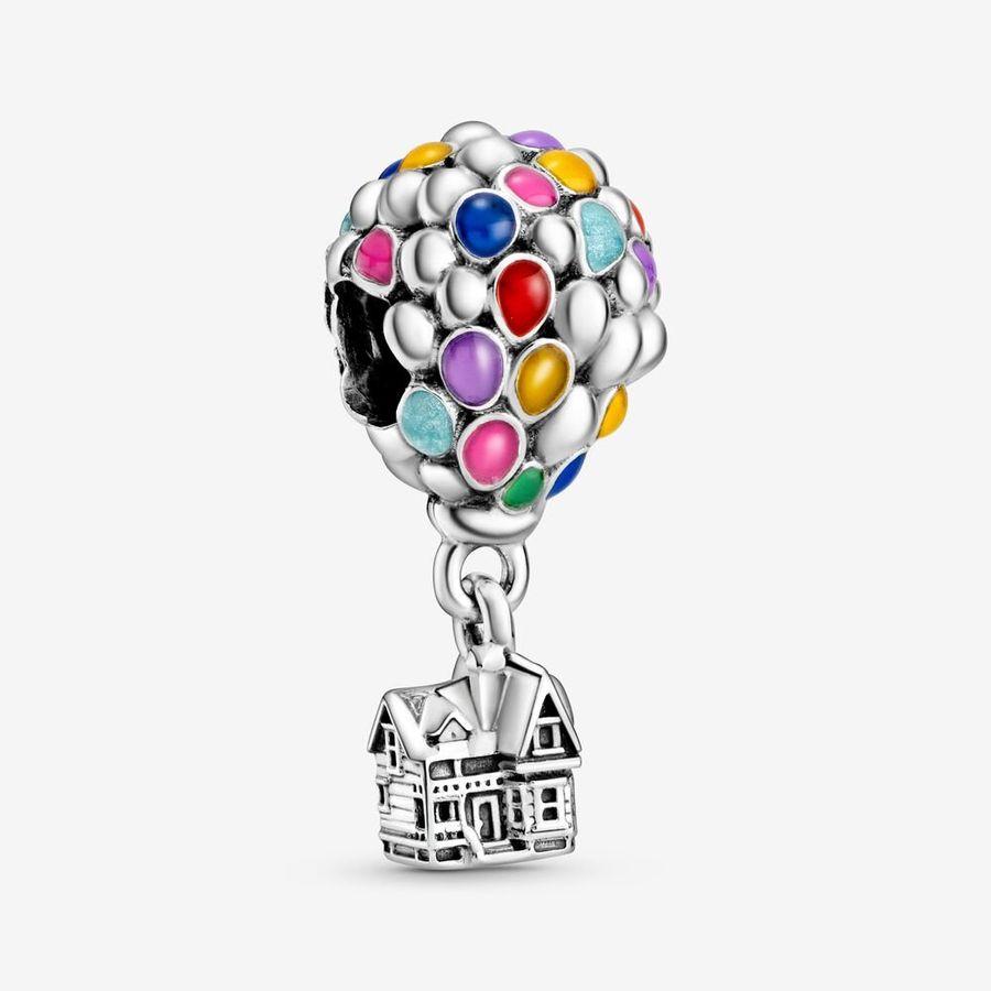 Pandora Charm, Disney Pixar's Up House & Balloons Material: Sølv
