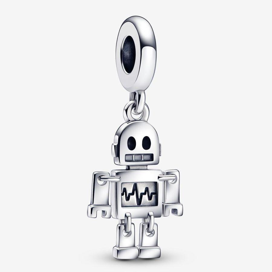 Pandora Charm, Bestie Bot Robot Material: Sølv