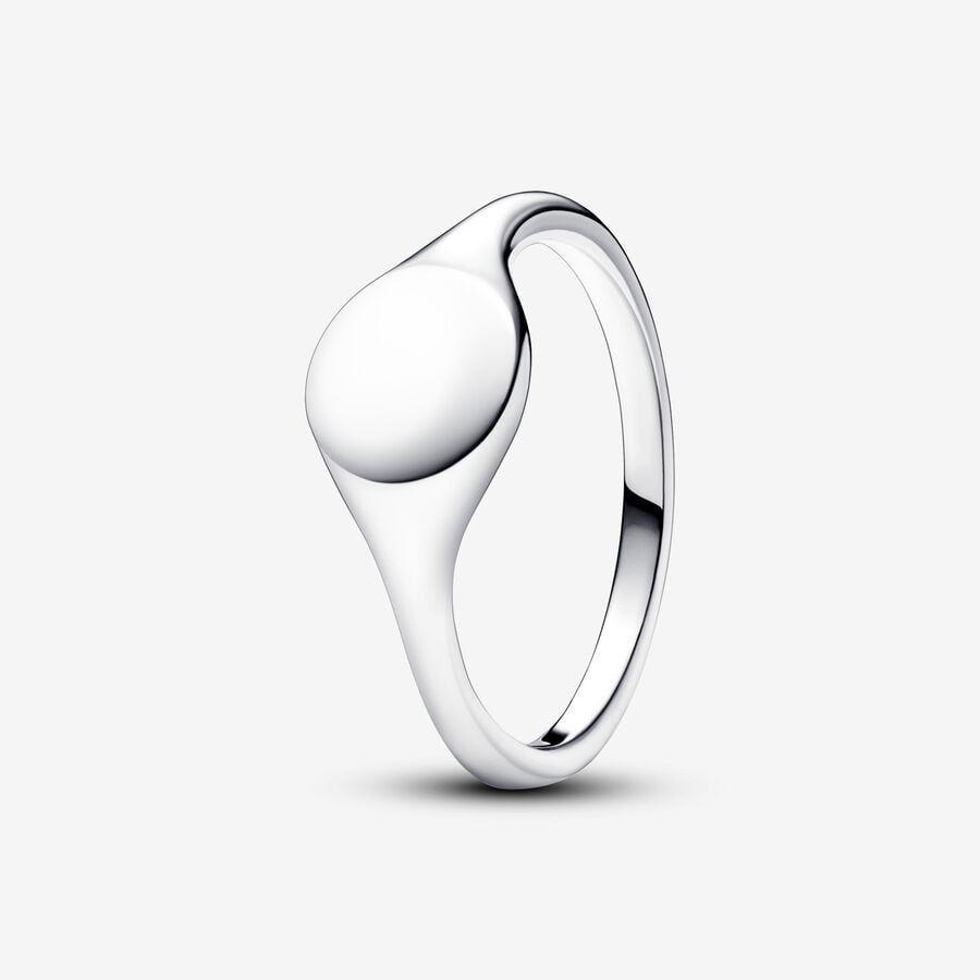 Pandora Ring, Engravable Signet Material: Sølv