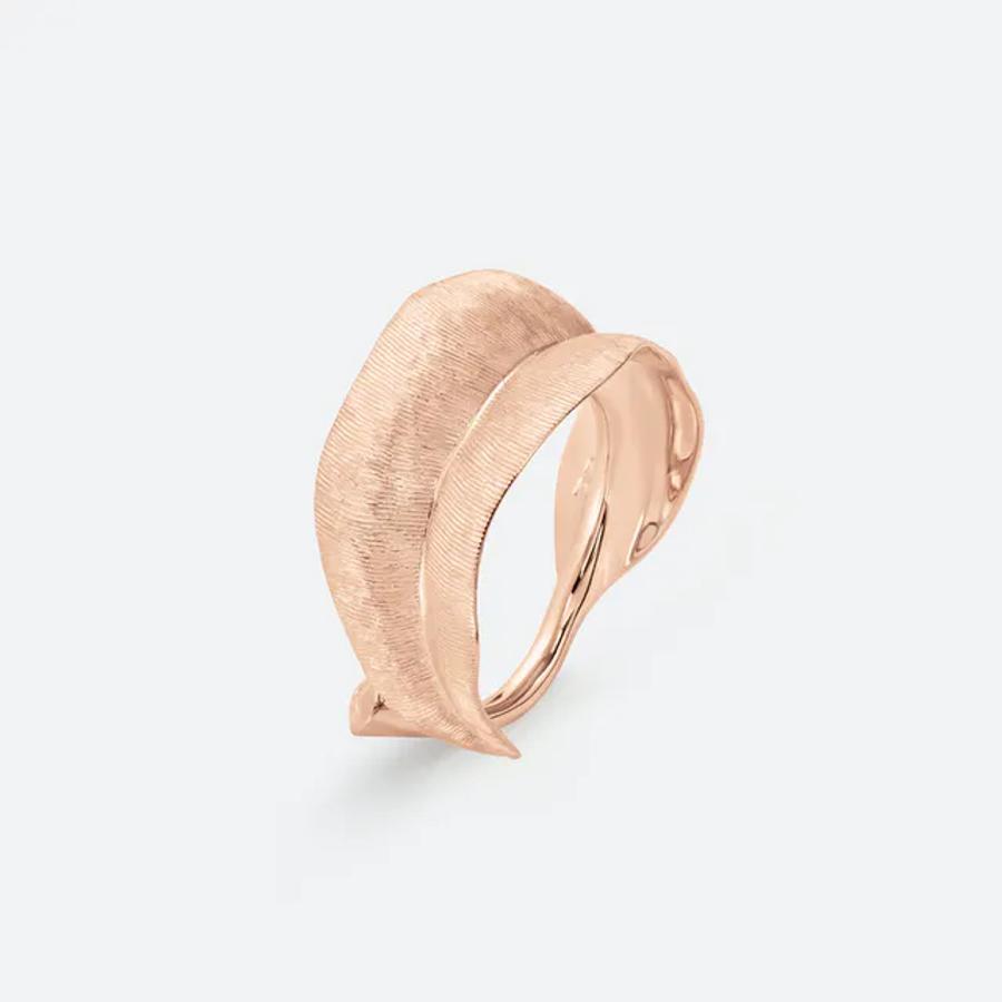 Ole Lynggaard Ring, Leaves Rosé Gull (Medium) Material: Rosé Gull