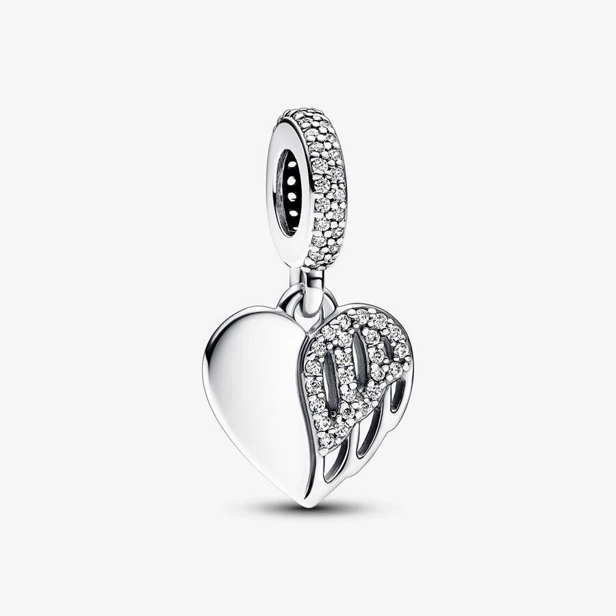 Pandora Charm, Heart & Angel Dangle Material: Sølv
