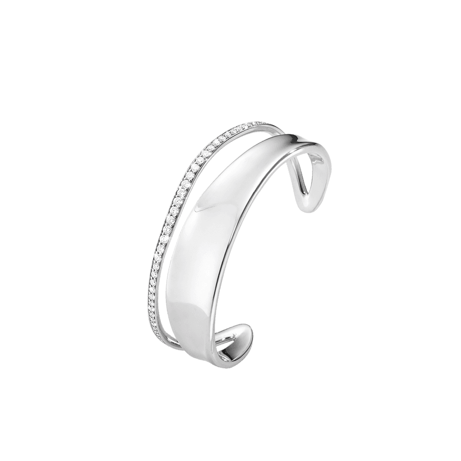 Georg Jensen Marcia armbånd, sølv m diamanter Material: Sølv