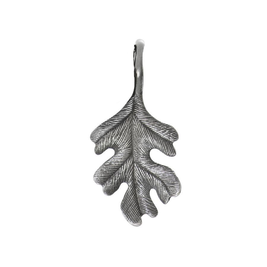 Ole Lynggaard Anheng, Forest Oak Leaf i Oksidert Sølv Material: Oksidert Sølv